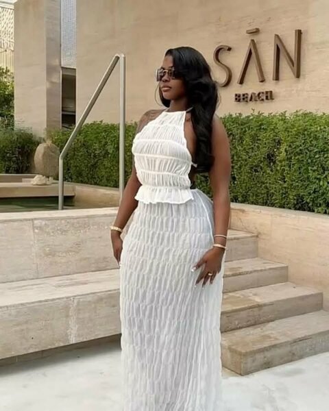 Robe élégante en mousseline