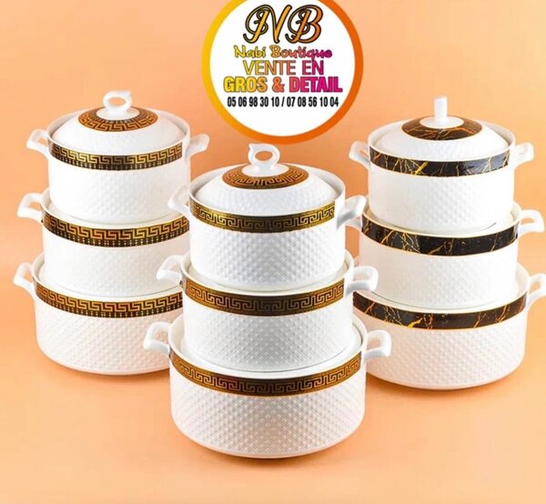 Ensemble de Marmites en Céramique