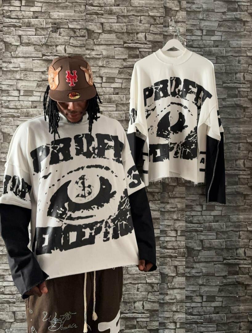 Sweat-shirt graphique tendance