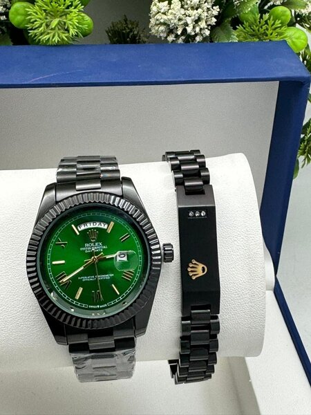 Black Rolex Watch Set