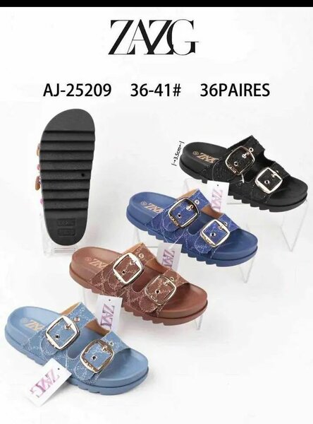 Sandales à boucles élégantes