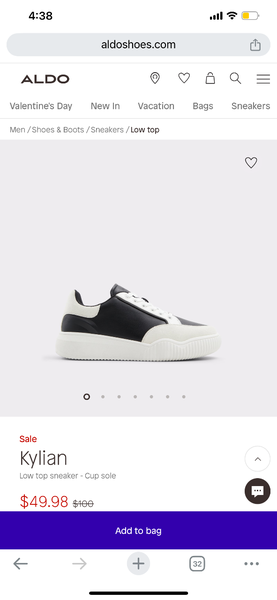 ALDO MENS Casual Sneakers Instock