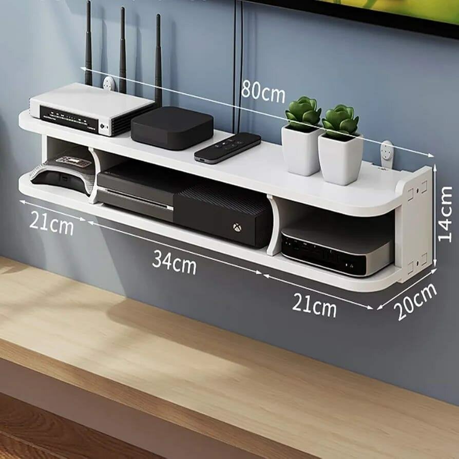 Étagère Murale, Étagère De Routeur Wifi Étagère De Décodeur,