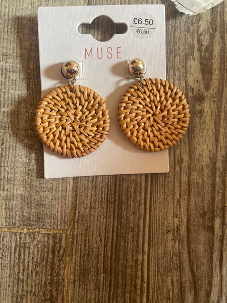 Boucles d'oreilles tressées