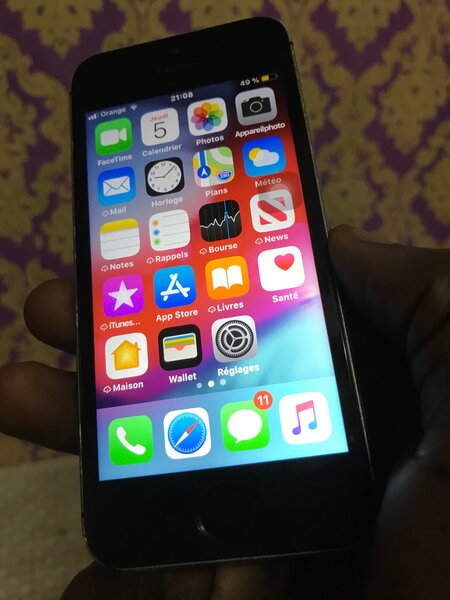 iPhone 5s tout passe propre avec empreinte