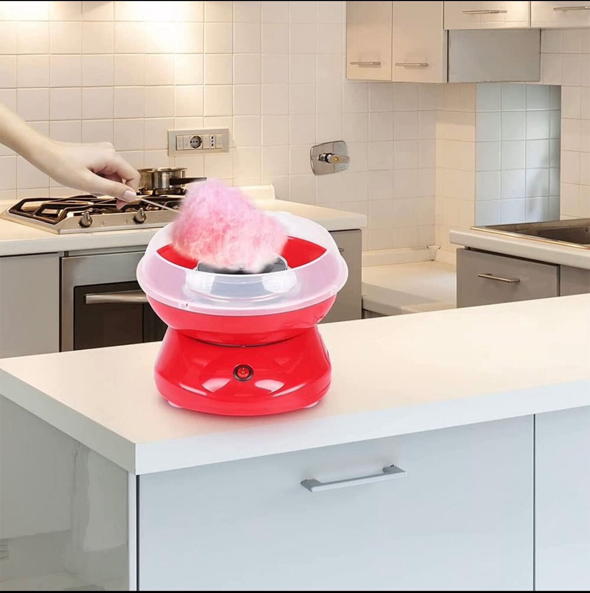 machine à barbe à papa automatique professionnelle 450 W