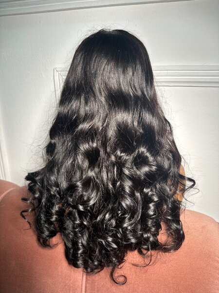 Perruque en dentelle wavy