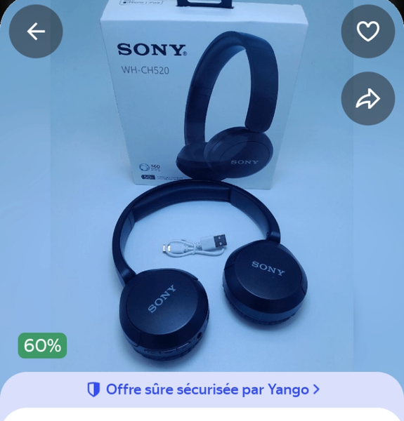 Casque Bluetooth Sony WH-CH520