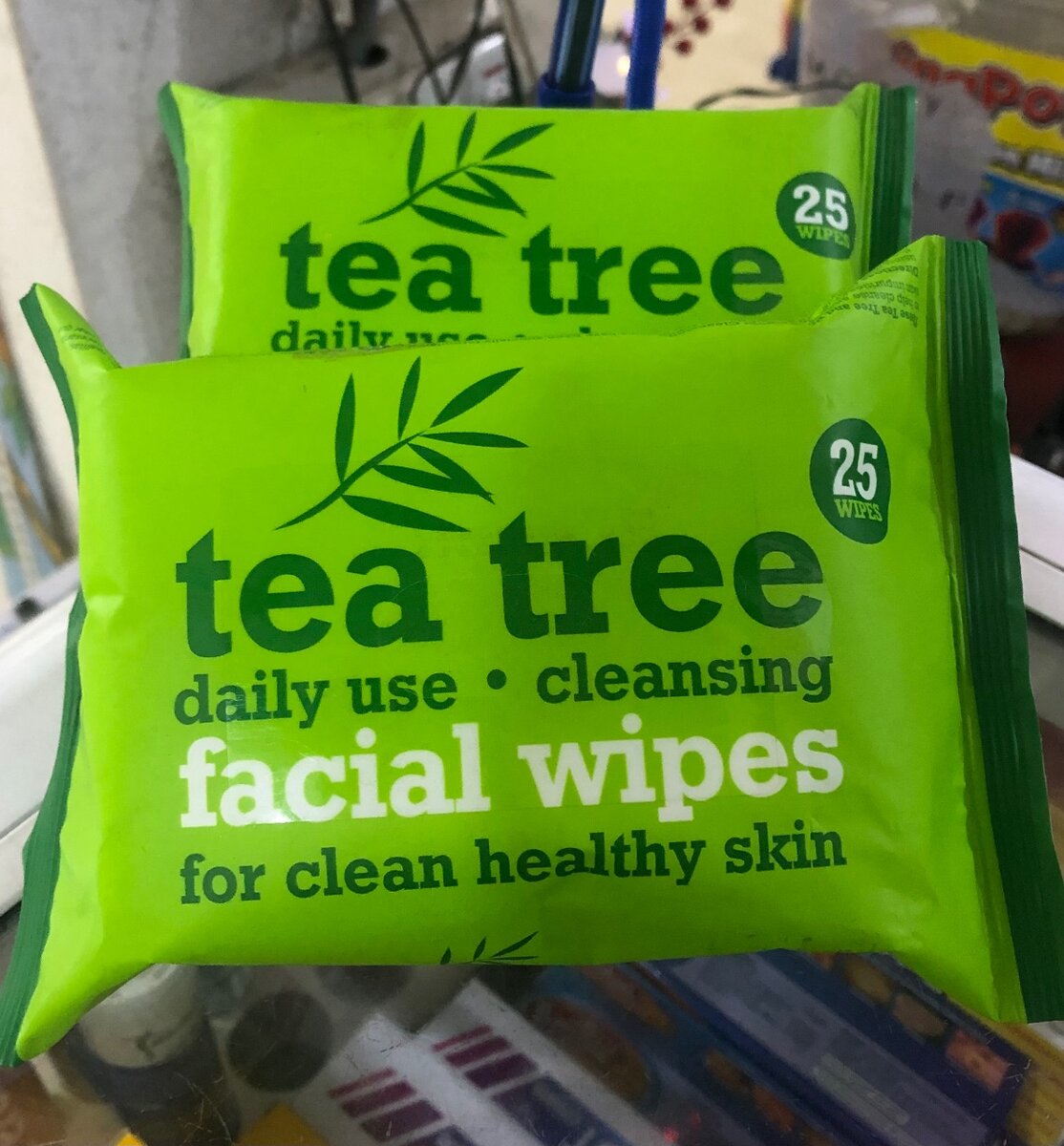TEA TREE FACIAL WIPES DUAL PACK