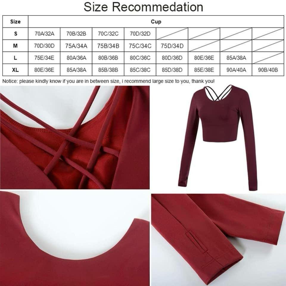 Haut pour le sport taille s