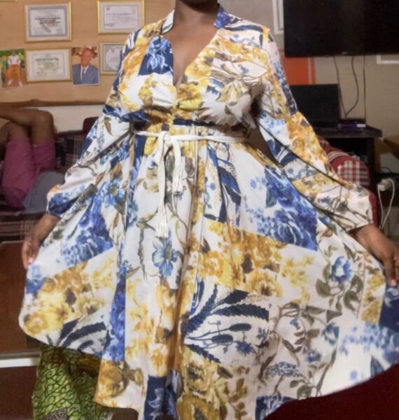 Robe florale élégante