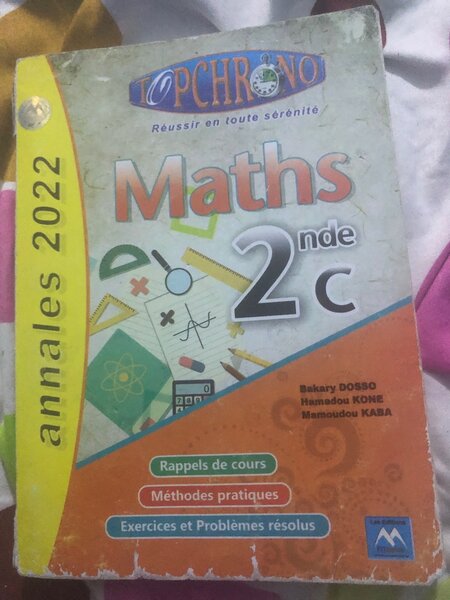 Livre de Maths 2nde C