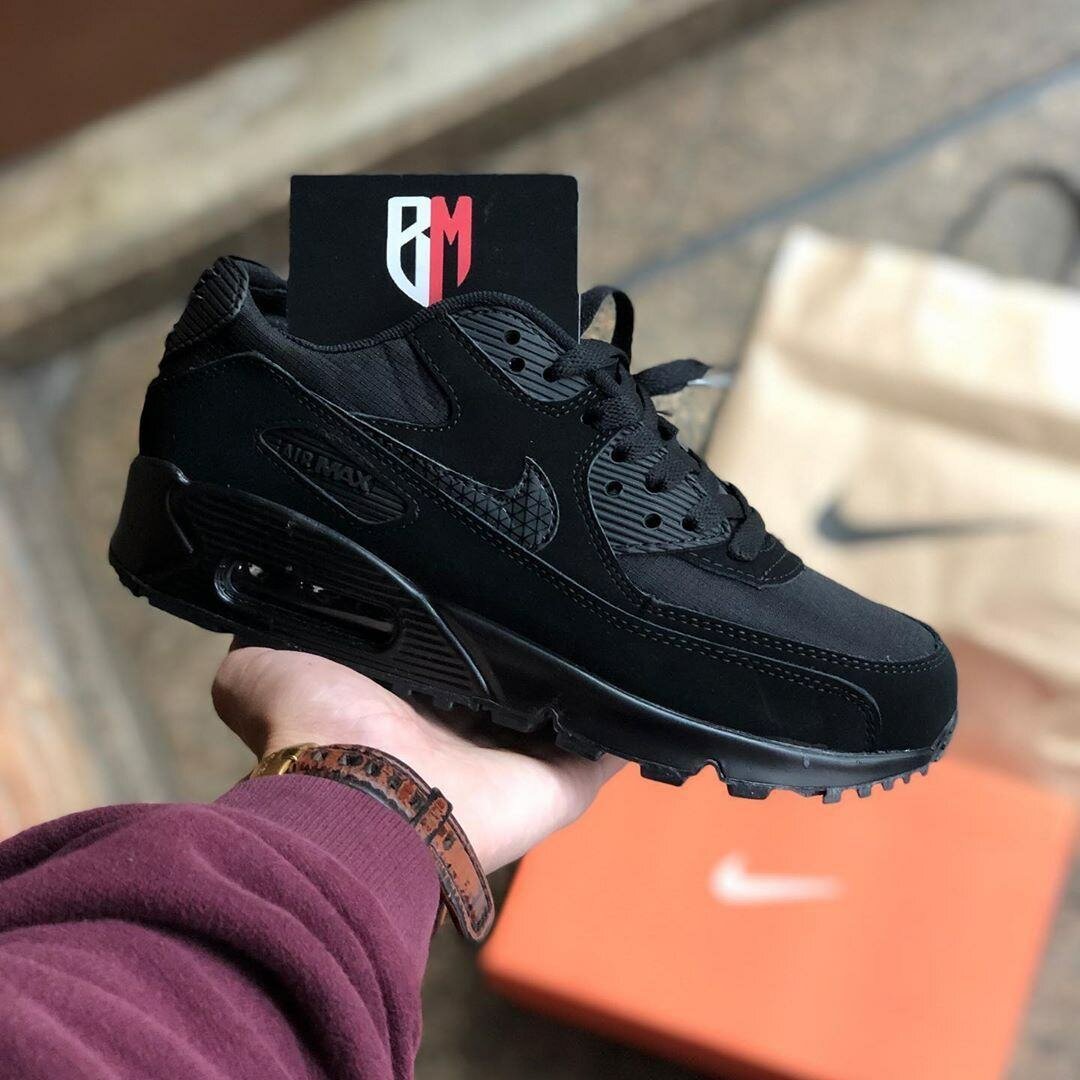 Baskets noires Air Max homme