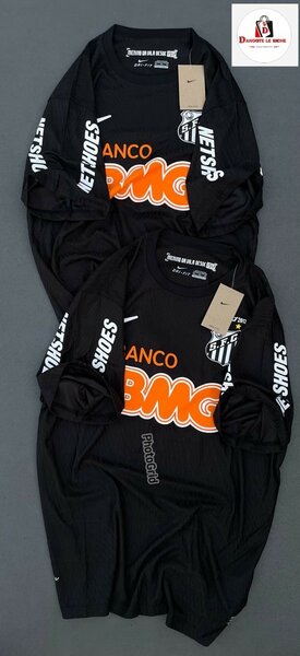 Maillot de foot Santos noir