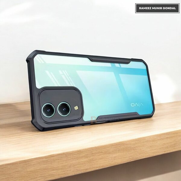 Vivo Y17s Shockproof Armor Back Cover - Durable Phone Case
