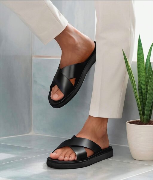 Sandale artisanale en cuir