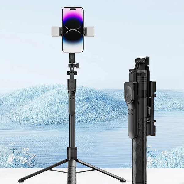LED Tripod Bluetooth Selfie Stick Long