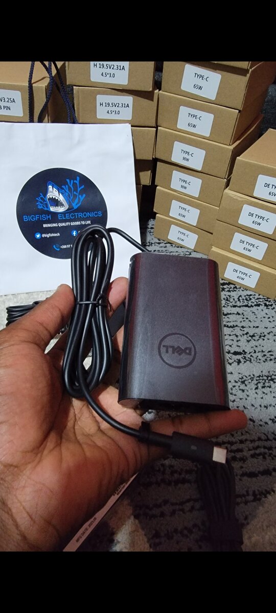 Laptop dell charger type c 65w