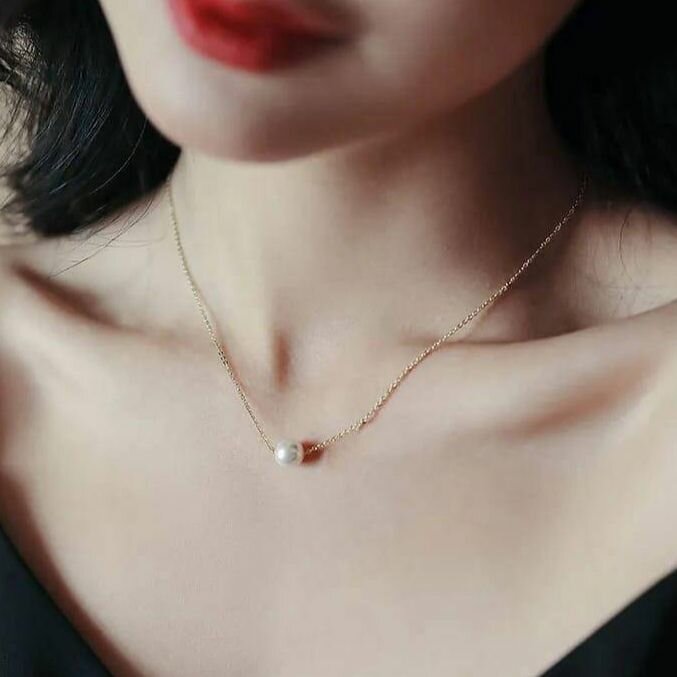 Gold plated  pearl stone  buy one get one free