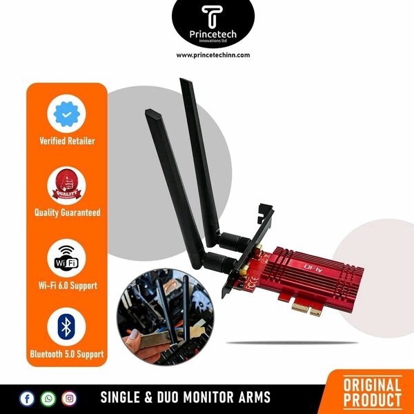 Wi-fi & Bluetooth PCIE Adapter