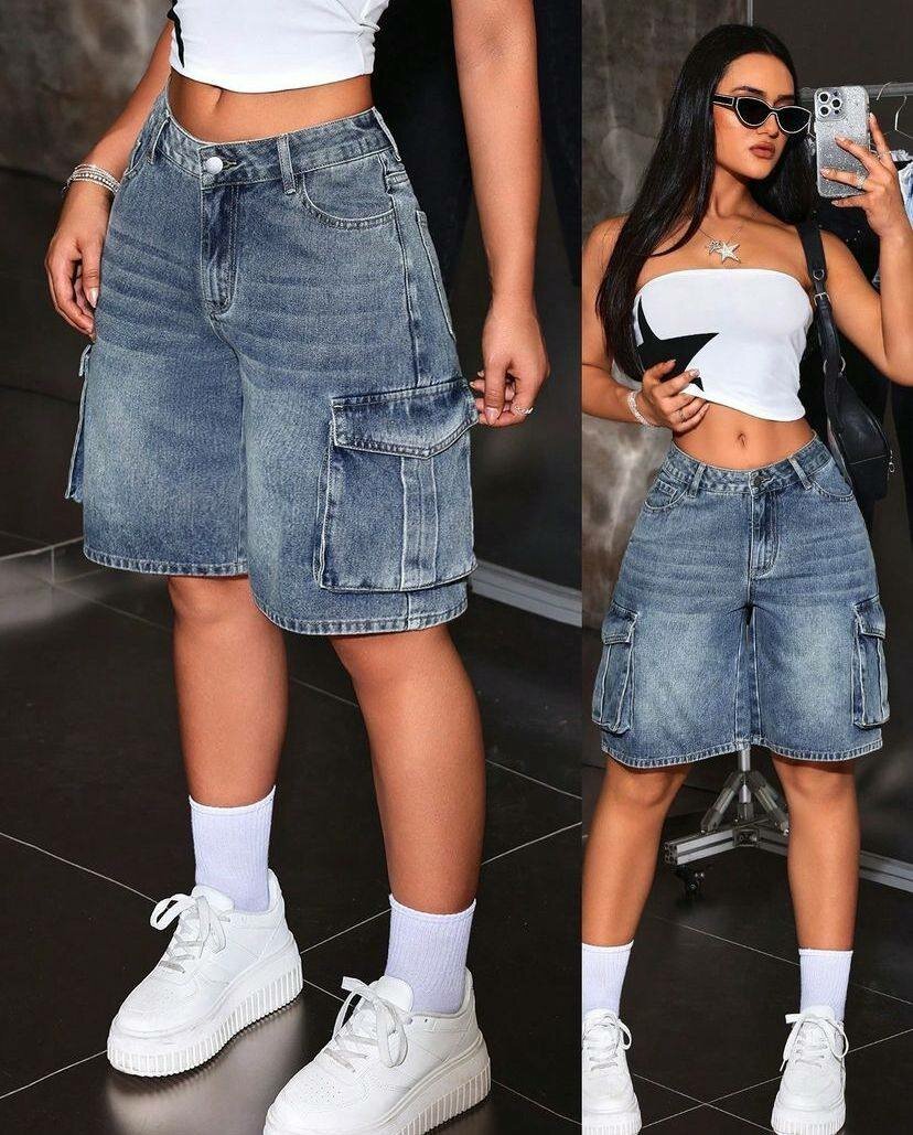 Cargo Jeans short