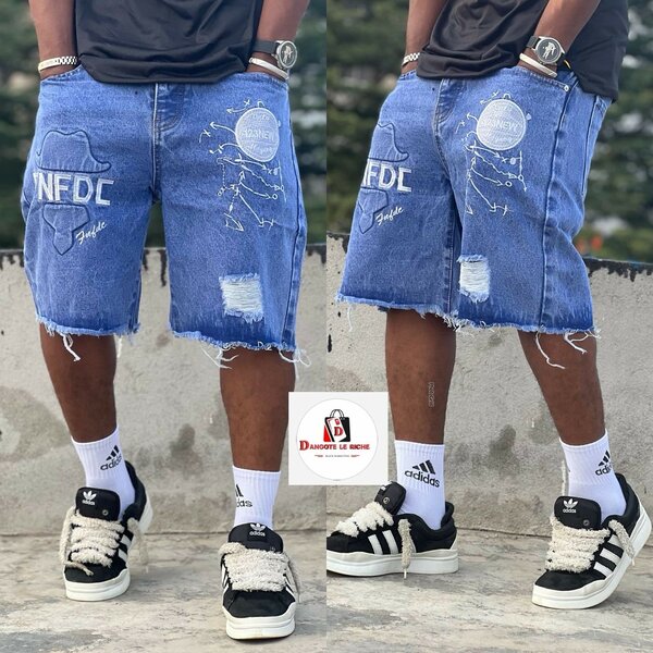 Culotte en jean décontracté