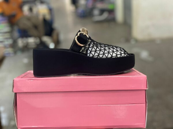 Sandales compense en filet