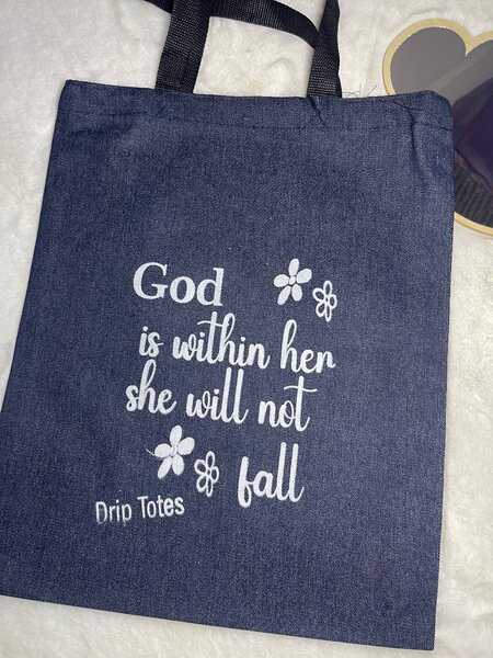 Jean tote bag