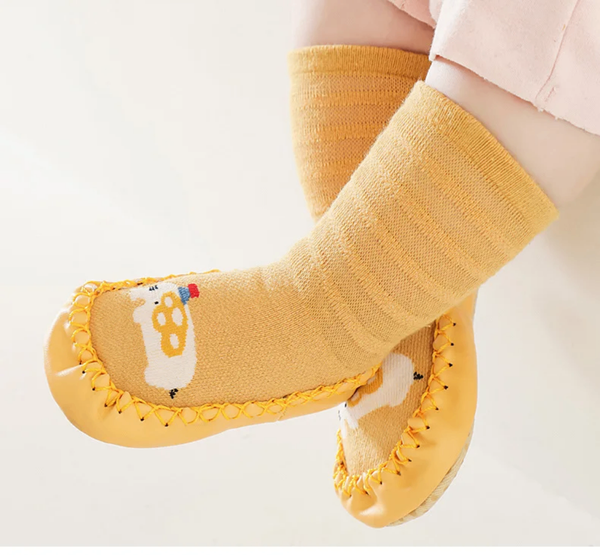 Chaussons chaussettes bébé doux