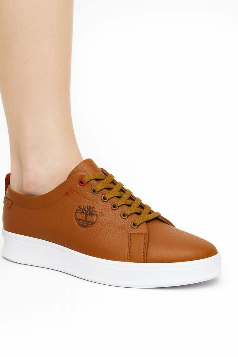 Baskets en cuir décontractées