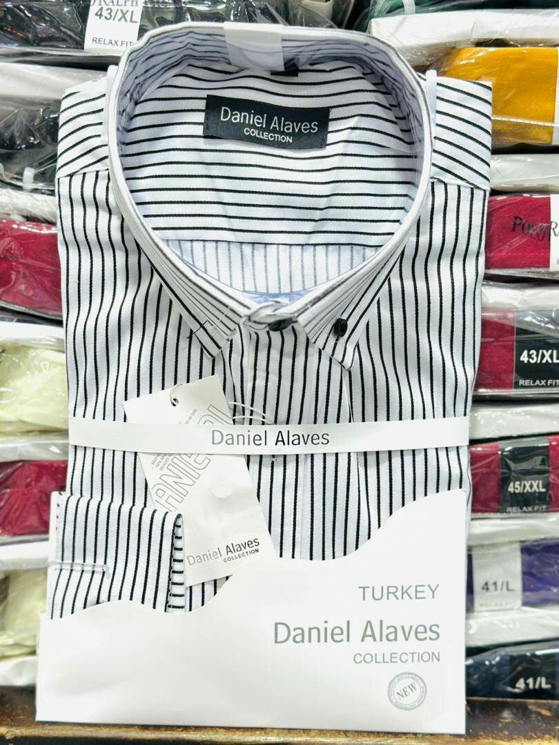 Chemise classique à rayures