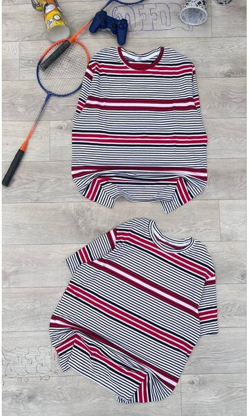 T-shirts rayés couple