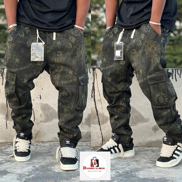 Pantalon cargo streetwear homme