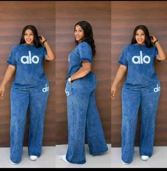 Stylish Denim Tracksuit Set