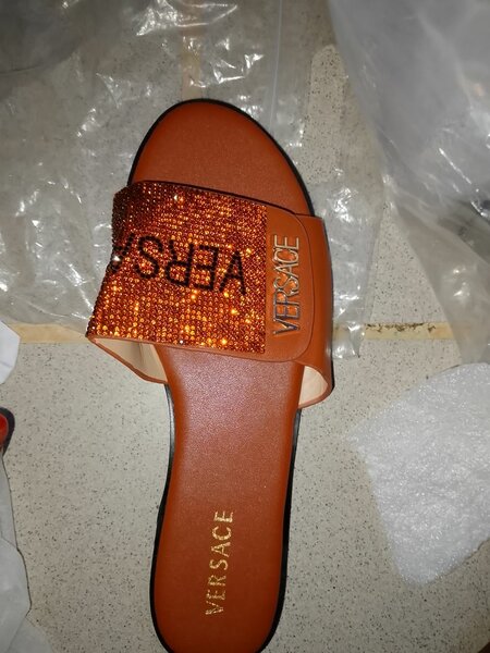 Versace Sparkling Slides