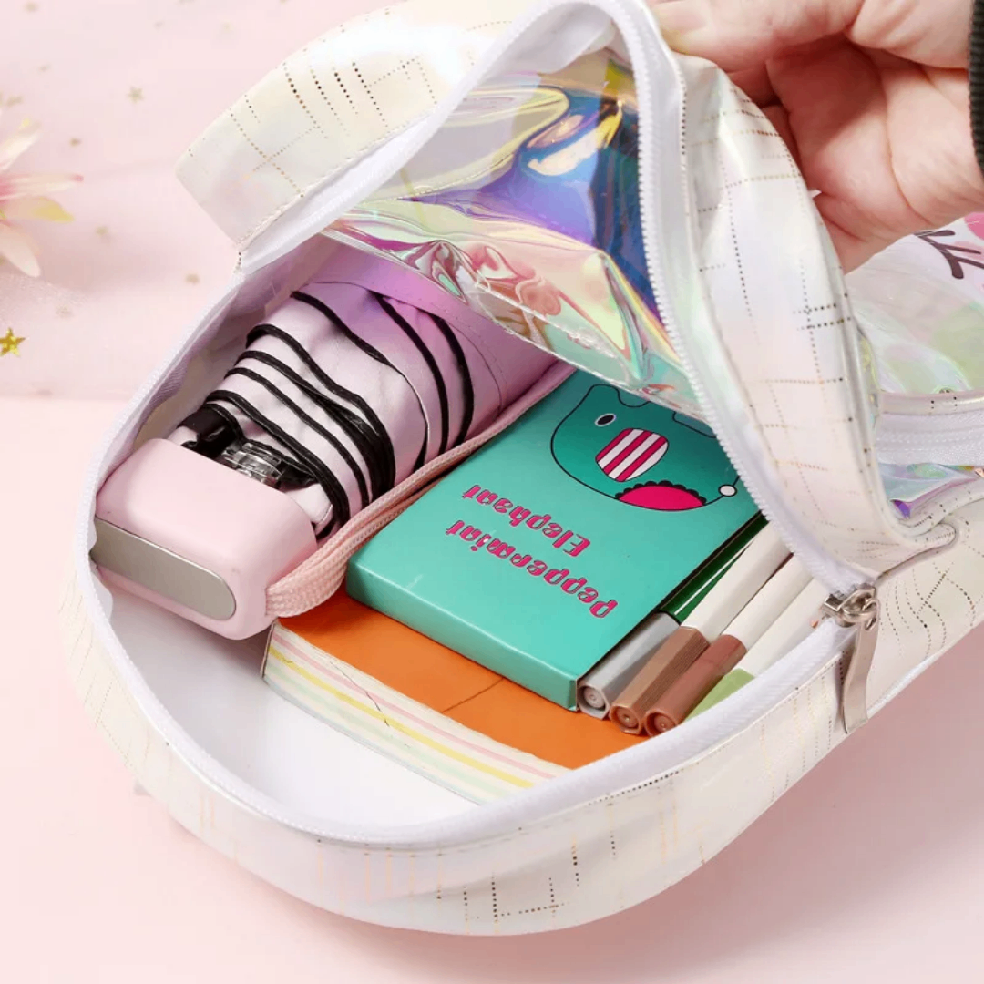 Sac à dos licorne holographique