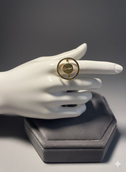 Bague élégante en or