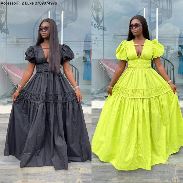 Robe Maxi Élégante Femme