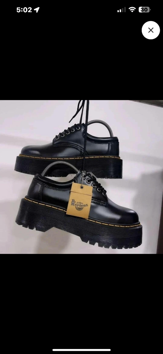 DR Martens high sole shoe