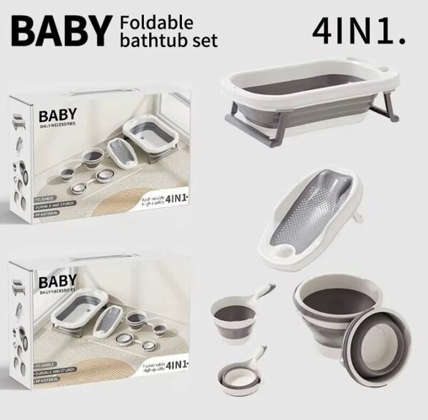 Baignoire bébé pliable 4 en 1