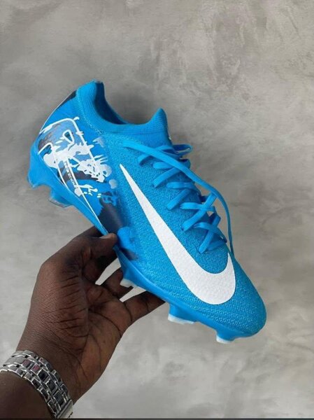 Chaussures de Football Bleu