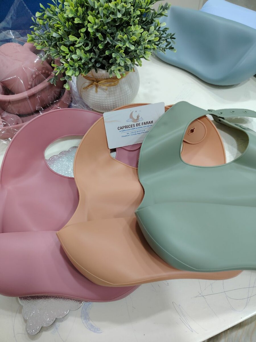 Bavoirs en silicone enfant