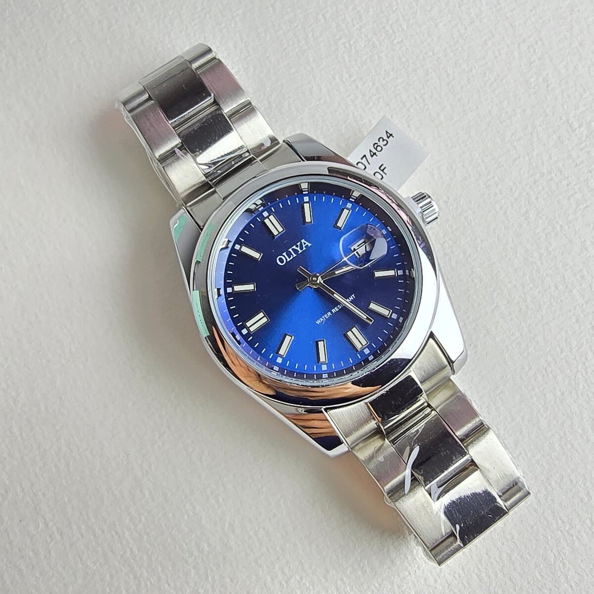 Montre élégante Oliva acier inoxydable