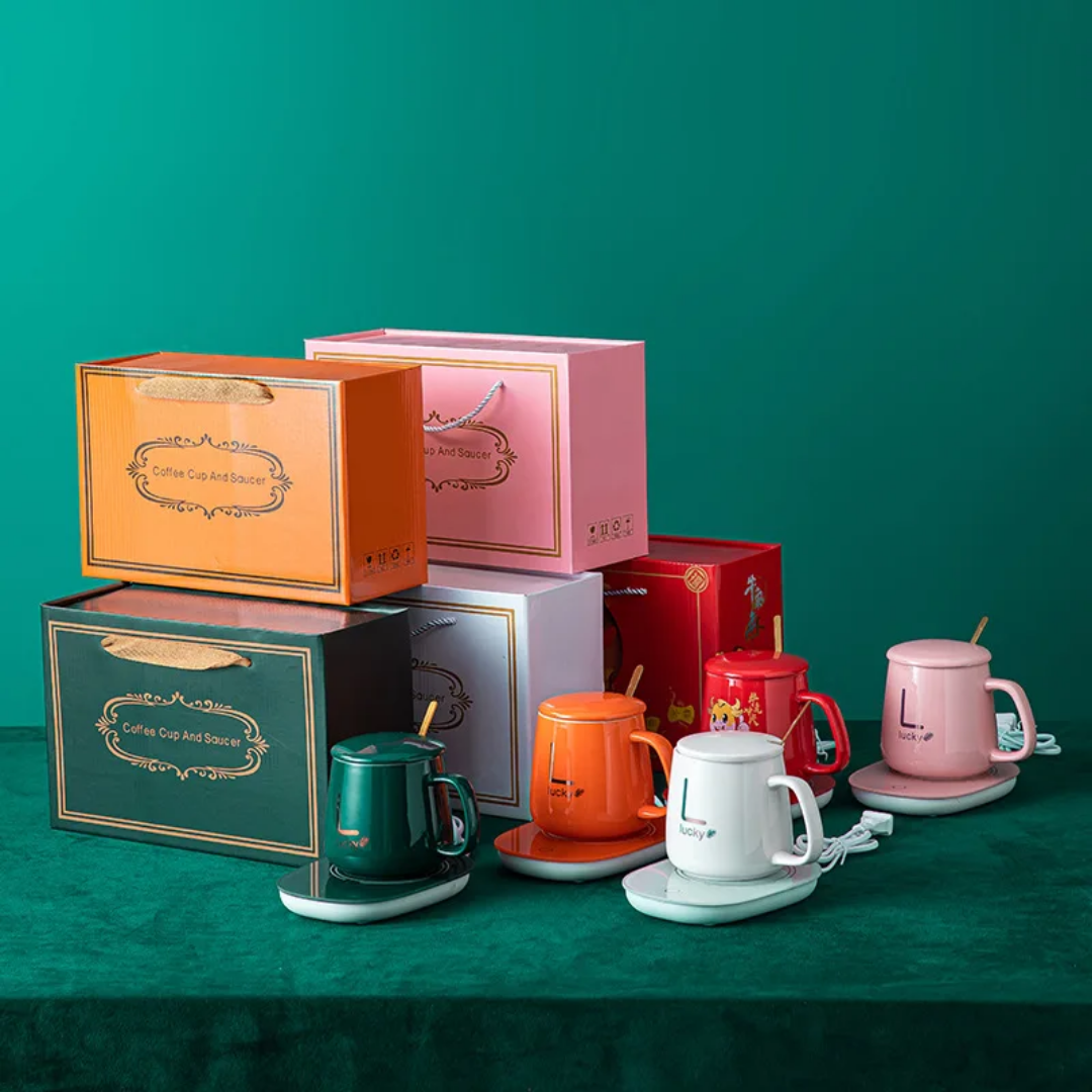Ensemble Tasses Chauffantes Élégantes