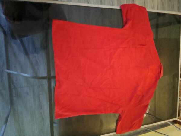 Chemise rouge élégante homme