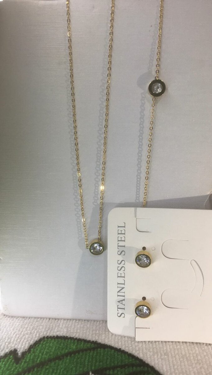 Ensemble chaîne bracelet et boucle