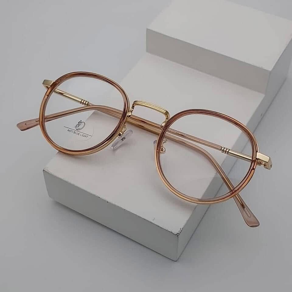 Lunettes rondes anti-lumière