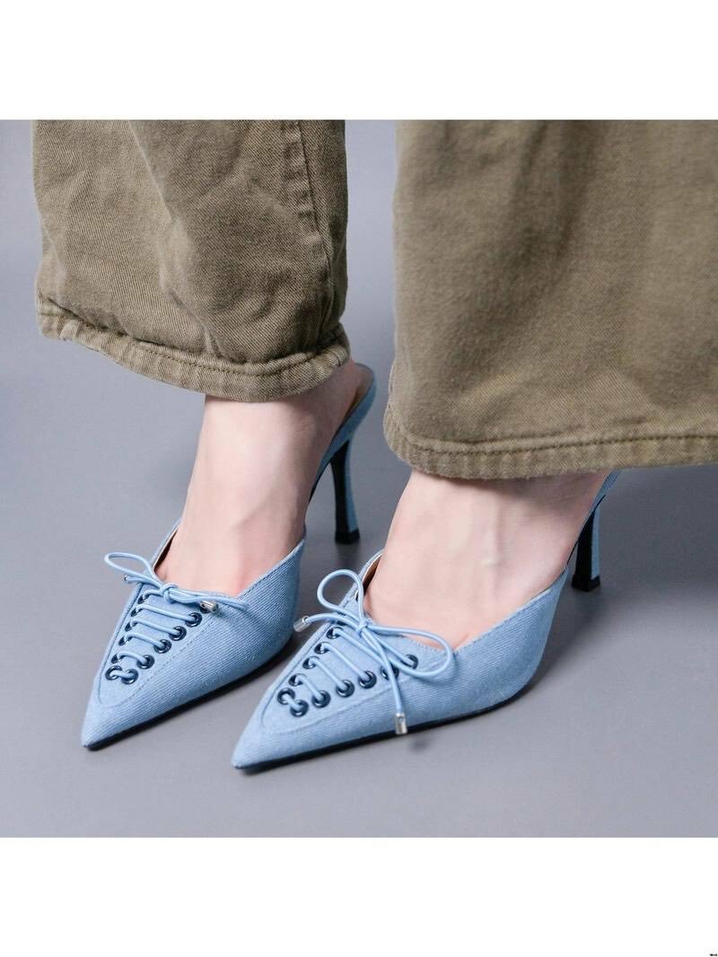 Pretty half shoe heel