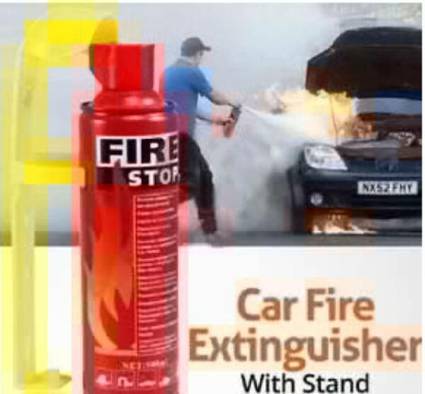 Extincteur de voiture compact