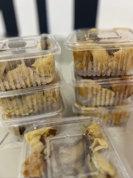 Crêpes  nature et au chocolat